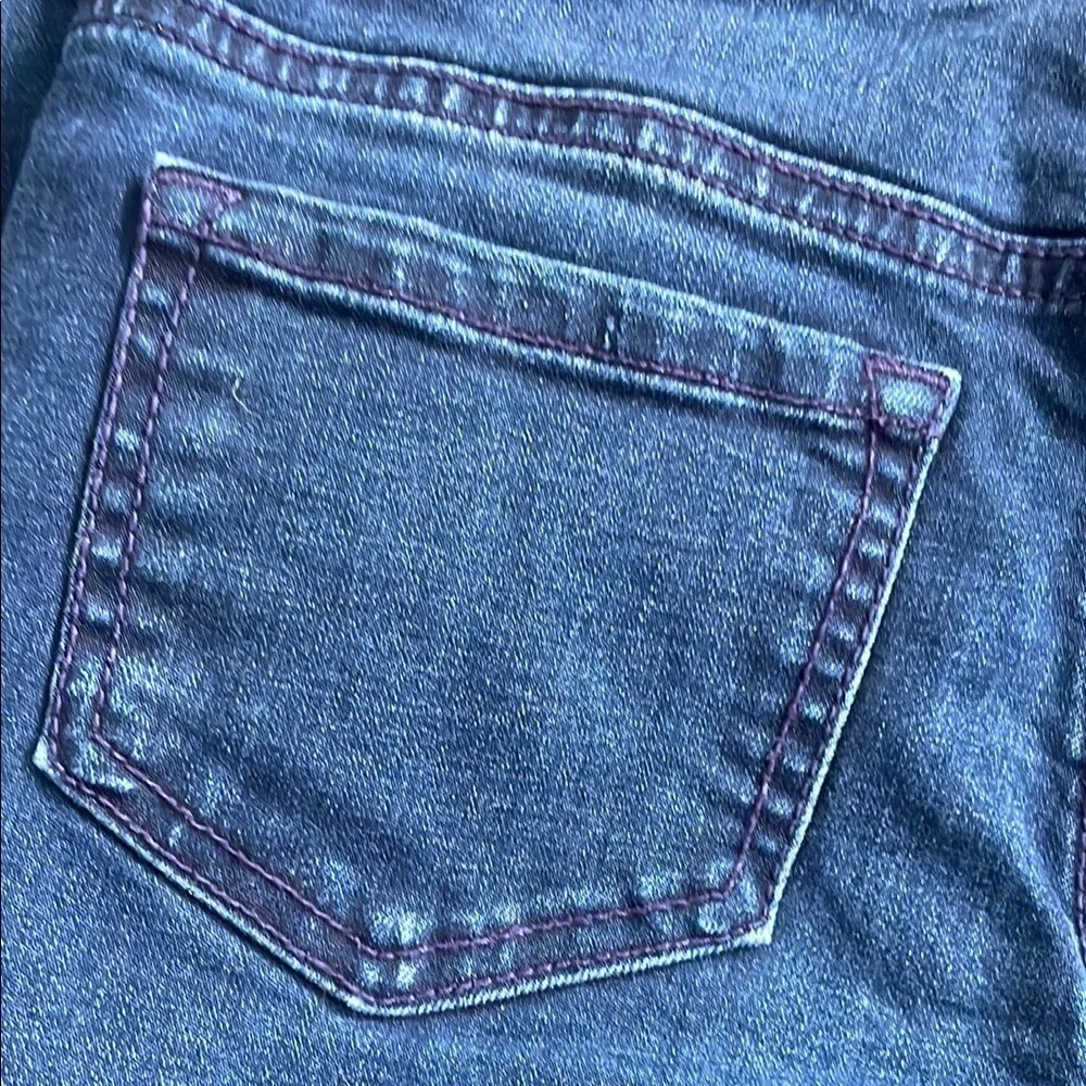 Justice Kids' Distressed Dark Blue Jeans